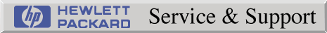 Hewlett Packard Service & Support